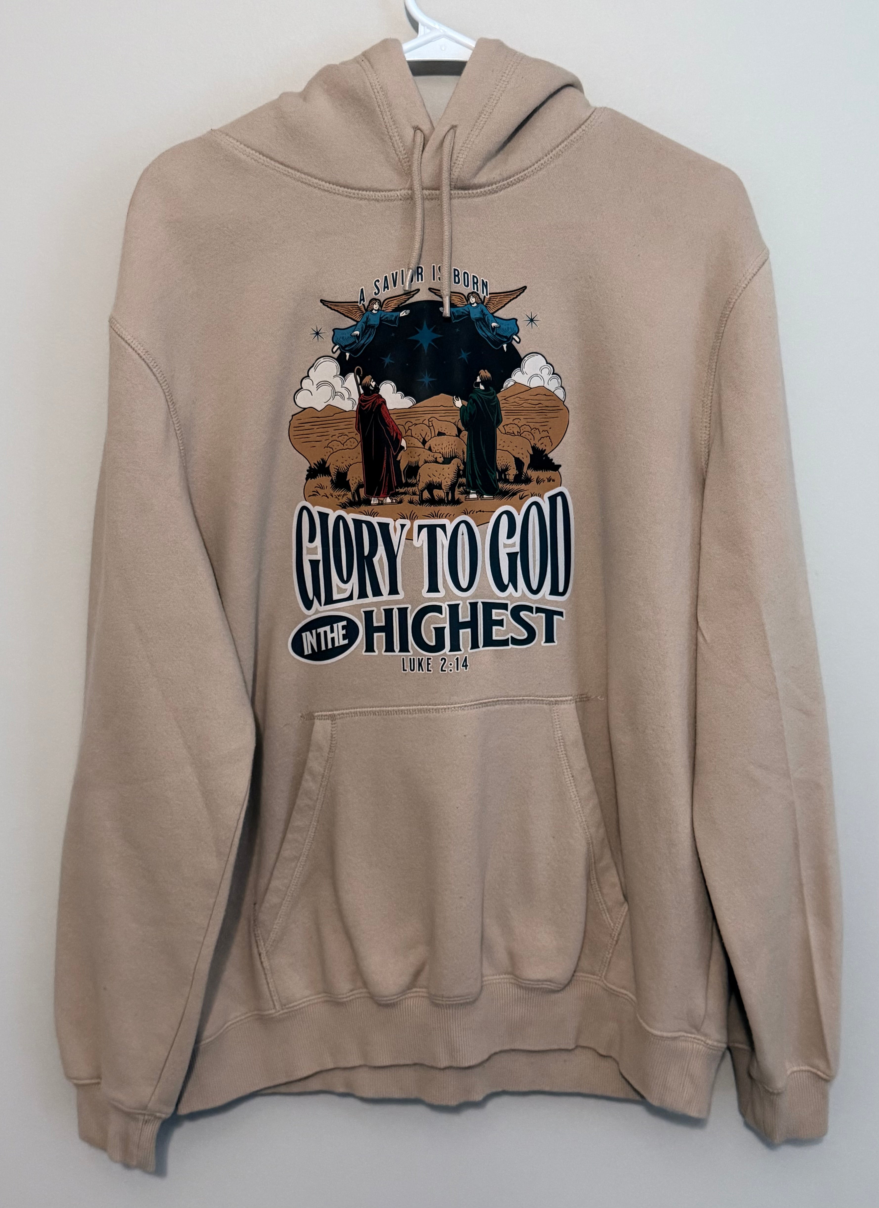 Redeemed Oatmeal Glory to God Hoodie