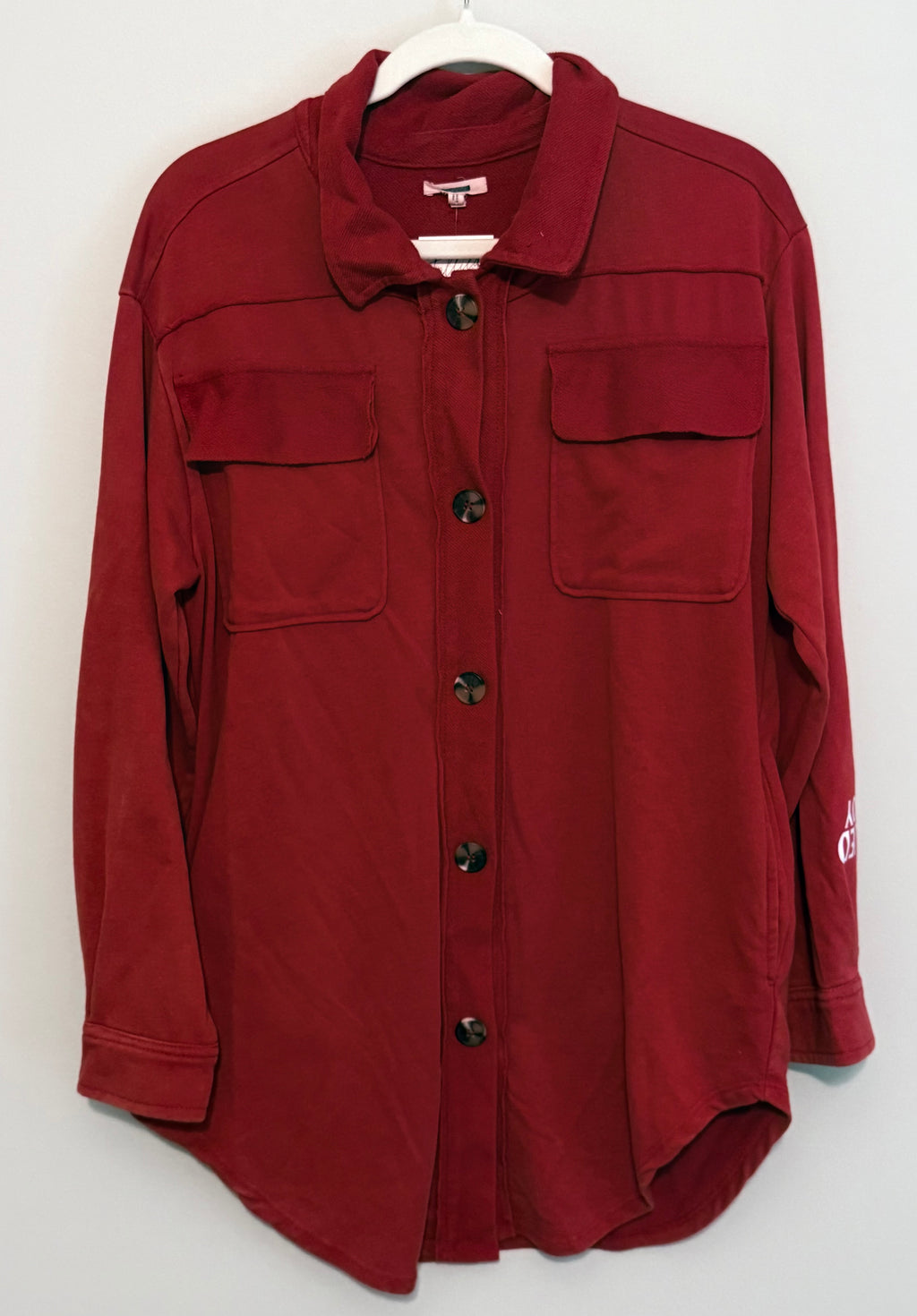 Redeemed Red Isaiah 9:6 Button Up